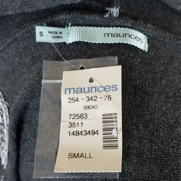 Maurice's Embroidered Cardigan *NWT* - Picture 5 of 7